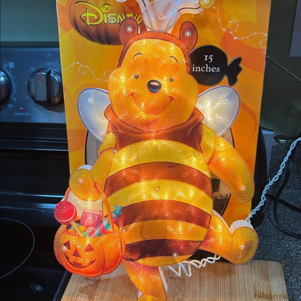 PRE OWNED VINTAGE Disney Winnie the Pooh Lighted Sculpture BEE Costume KMART
